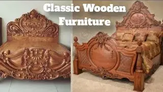 Classic Wooden Furniture| Wooden Double Bed Designs 2023|Chinioti Bed| Wooden Bed
