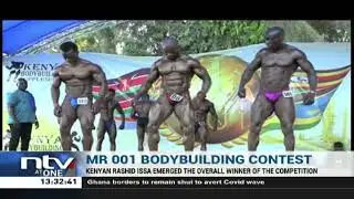 Kenyan Rashid Issa emerges top at the MR 001 bodybuilding contest