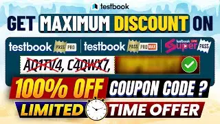 Get MAXIMUM Discount on Testbook Pass Pro with EXCLUSIVE Coupon Code | Testbook Coupon Code Today