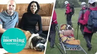 The St Bernard Mountain Dog That Had To Be Rescued From a Mountain! | This Morning