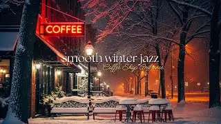 WINTER NIGHT LOUNGE JAZZ | SOFT JAZZ FOR LATE NIGHTS | RELAXING MUSIC ❄️🌃