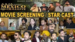 Aaja Mexico Challiye Screening | Ammy Virk | Maninder Buttar | Happy Raikoti | Tania | PunjabiTeshan