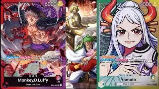 One Piece Card Game Standard Battle: R/P Luffy vs G/Y Yamato [OP-06]