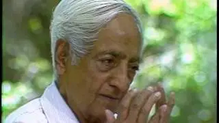Can we live in ways that allow silence to come? | J. Krishnamurti