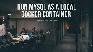 Run MySQL as a Local Docker Container