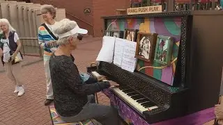 Public pianos placed throughout Portland