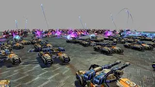 100 Cybran Loyalist VS 100 GDI Mammoth Tanks - RA 3 Arena Ep.37