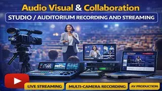 University as TV Studio | Audio Visual & Collaboration: Studio/Auditorium Recording and Streaming