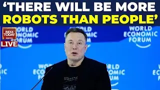 Elon Musk LIVE News | Musk’s Surprise Appearance at World Economic Forum 2026 | World News LIVE