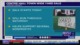 Centre County town wide yard sale kicks off ahead of weekend long schedule