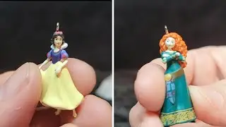 2024 Merida and Snow White, Disney Princess, Miniature, Hallmark Keepsake Ornament