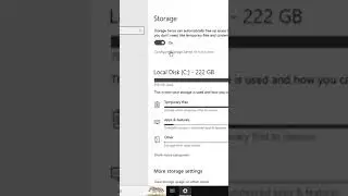 How to Free Space Using Storage Sense in Windows 10