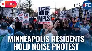 Live | Minneapolis Protesters Rally at ICE Hotel | Community Outrage