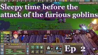 Founders' Fortune gameplay - Surviving the first year on Dangerous world - Goblin attack