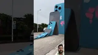 iPhone 15 Pro Max falling down down and down #smartphone #skateboarding #iphonepromax #short #funny