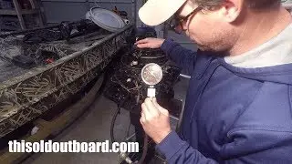 Low Hour Evinrude 25 Hp Compression Test