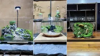 Top 6 Easy How to make a beautiful miniature landscape at home | Miniature moss garden | Diy 2023