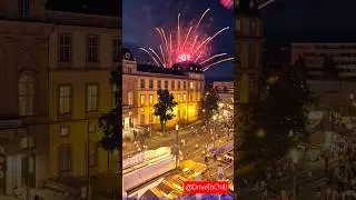 Darmstadt Heinerfest Beautiful Fireworks, closing Ceremony, Ferris Wheel #viral #festival #darmstadt