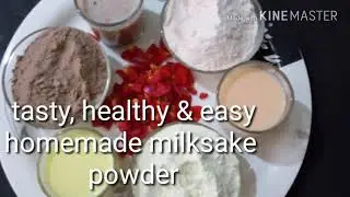Kids favorite Instant easy 3 types of homemade milkshake powder|