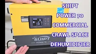 Осушитель воздуха Sijipt POWER 70 для подвального помещения с насосом, площадь 1000 кв. футов.