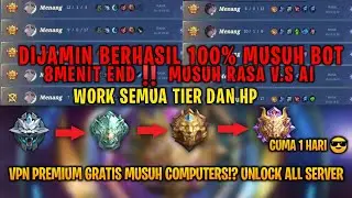 1 HARI MYTHIC CARA GB RANK KEMYTHIC SEASON 26 TERBARU - AUTO WINSTREAK VPN ML MUSUH BOT TERBARU 2022
