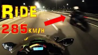 RSV4 vs ZX10R | Insane Battle In Super Dark Road 😰😰😰