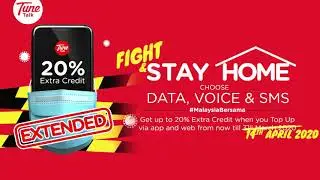 Tune Talk : 20% Extra Credit Extended!