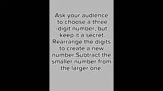 Number Shuffle Magic Trick for Quick Amazement!