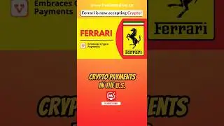 Ferrari is now accepting Crypto! | #ferrari #crypto #cryptonews #cryptocurrency #fyp #cars #news