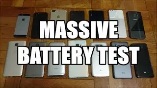 BATTERY TEST LG G6 vs iPhone 7 Plus vs HTC U Ultra vs OnePlus 3T vs Galaxy S7 edge vs Xperia XZ