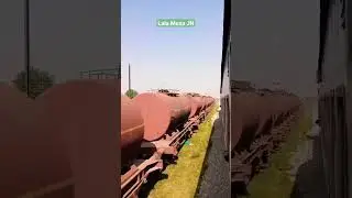 Subak Raftar pass by Oil Tanker Freight Train at Lala Musa JN