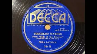 TROUBLED WATERS  -ZORA LAYMAN - From the Mae West movie  Belle Of The 90's Decadent Decca's  Series!