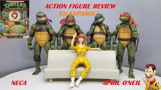 TMNT April O'Neil Neca 2023 figura de acción revisión en español de tortugas ninja