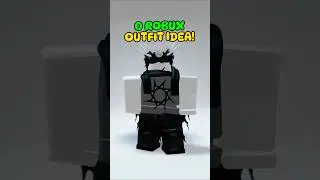 0 Robux Outfit Idea! Forsaken Free Items & Black & White! #roblox #shorts