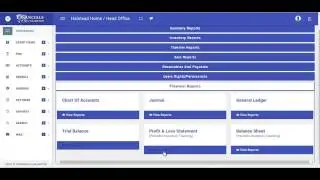 28 Generate finacial reports in Financial Unlimited FU