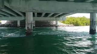Tide running at Vaca Cut, Marathon, FL