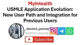 [USMLE] MyIntealth | USMLE Application Evolution: New User Path and Integration for Previous Users