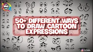 How to draw cartoon expressions/Easy ways to draw/How to draw different expressions #Eyes #cartoon