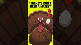 This Turkey Reproduction Hack Will Blow Your Mind #wildlife #shorts