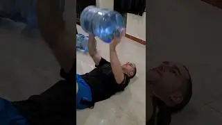 Water bottle WORKOUT. Best home workout with no weights. #Quarantine shredded