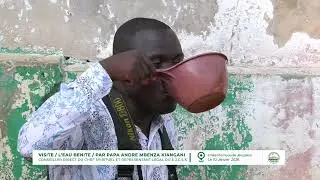 VISITE DE L'EAU B&Eacute;NITE PAR PAPA Andr&eacute; MBENZA KIANGANI LE 03 JANVIER 2026 A NKAMBA 