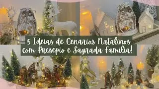 CINCO IDEIAS DE COMO MONTAR SEU PRESÉPIO DE NATAL COM MUITAS DICAS || #NATAL2023
