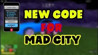 MAD CITY NEW CODE | ROBLOX