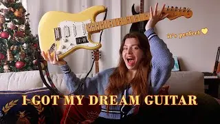 I got my dream guitar!!! ♥︎🎸♫♪~