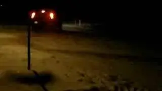 CRV drift almost hit lamp post