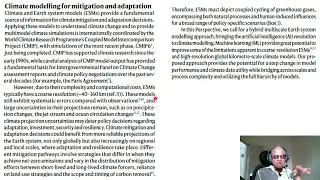 13 - Combine AI, DNS, LES & Km-scale Climate Models with Coarse ESMs for Adaptation & Mitigation?!