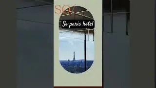 So Paris hotel,luxury hotel in Paris 1200euros/night #youtube #subscriber#hotel #paris #toureiffel