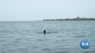 Ghana Activist Swims Volta River to Highlight Water Pollution