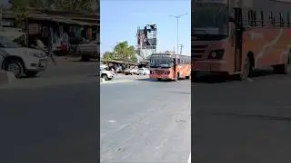 GSRTC Bus | Wagodiya to Deesa | Visvamitri Division #gsrtc #ncbus007 #shorts #travel #gsrtcbus
