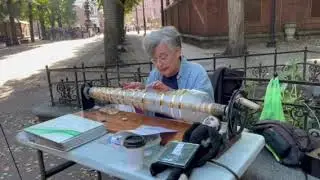 Katyusha played by Vera Meyer on the glass harmonica
